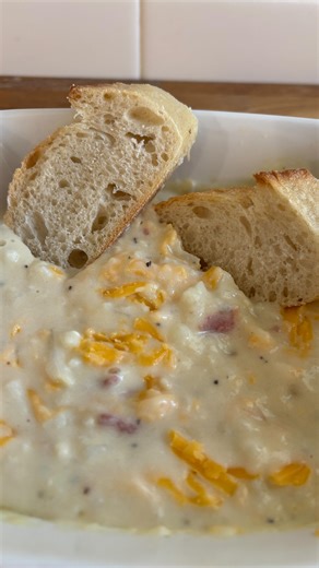 Baking with the Wright Girls on Instagram: "This easy crock pot baked potato soup is cozy, creamy, and the perfect way to warm up from the inside out! 🥣 ❄️ Ingredients- 30 oz bag frozen hashbrowns (3)14.5 oz cans chicken broth (1)10.5 oz can cream of chicken soup 1 medium onion chopped very fine 1 cup monterey jack cheese 1 cup cheddar cheese 8 oz cream cheese optional toppings: bacon shredded cheese green onions Directions- 1. Place everything (except cream cheese) in crockpot on low for 6 hou