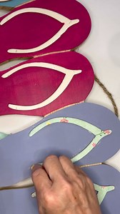 6.9K views · 57 reactions | Love Summer? Me too! This cute flip flop wood cut out from Hobby Lobby screams summer! Such a cute way to welcome your guests to the pool or just sitting on the porch sipping sweet tea. What is your favorite summer activity? #restorationofheartandhome #summer #flipflops #hobbylobby #pooltime | Southern Crossroads Creations LLC | Facebook