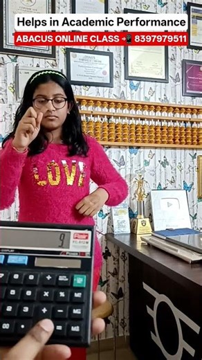 Abacus Class Helps in Academic PerformanceBetter math skills lead to overall improvement in studies
