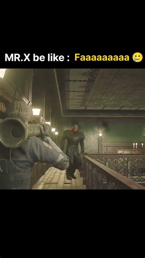 Mr X changed his route smoothly 😂 #gameplay #walkthrough #gamer #residentevil3