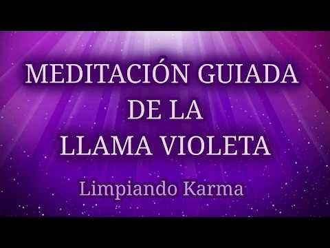 Meditación Guiada de la LLAMA VIOLETA💜 Transmuta y Limpia KARMA 🌀 Decretos de Sanación YO SOY