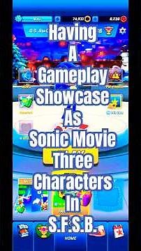 Sonic Forces Speed Battle (Gameplay #28): Having Gameplay Showcase As Sonic Movie 3 Characters