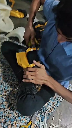 Custom Dragon Boxing Gloves in the Making 🥊 | Matt Black & Gold | Mold Filling Process