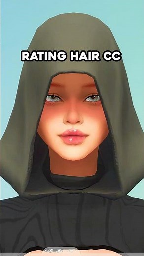 Rating hair CC Maxis Match Edition #sims #sims4 #sims4cc #thesims4 #gaming #sims4customcontent