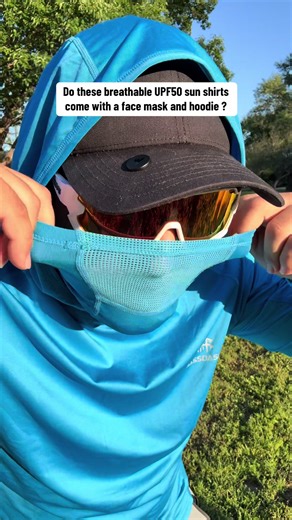 These shirts are comfortable and breathable with UPF 50 to be outdoors in the sun