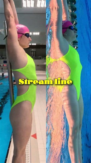 Stream Line in Swimming 🏊‍♀️ #swimming #swim