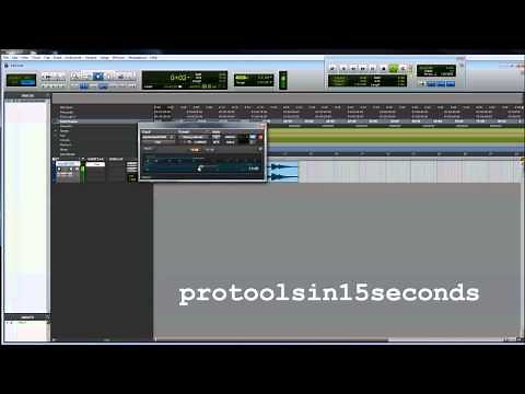 PRO TOOLS USING THE TRIM PLUG IN