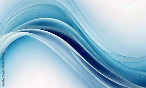 Abstract blue wave background design.