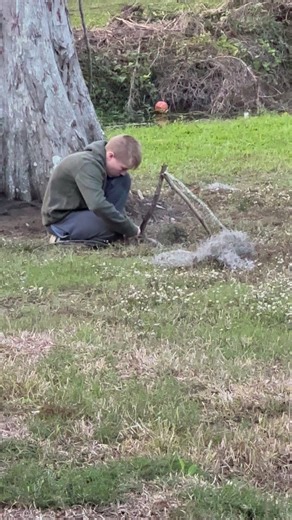 64K views · 1.4K reactions | Love to see them outside trying to build a fire rather than inside on a tablet or phone  #ridgeadam #boylife #reels #campfire Da Landry LifeJacob Landry (swamp People)Duffy’s Gas StationTroy LandryWiebe KnivesWarthog Sharpeners USALyndsi Landry | Da Landry Life | Facebook