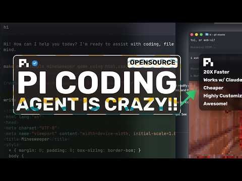Pi Coding Agent: RIP Claude Code & OpenCode! This Opensource Coding Agent is JUST WAY BETTER!