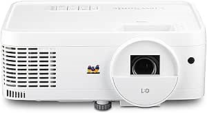 Viewsonic LS510WH-2 3000 Lumens WXGA Laser Projector with Wide Color Gamut and 360-Degree Orientation for Business and Education