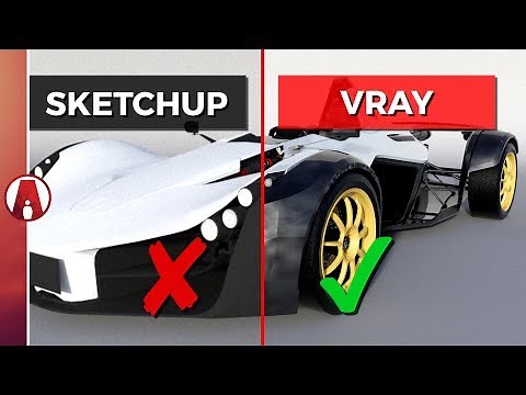 How to Convert Sketchup Materials to VRAY MATERIALS | Vray for Sketchup