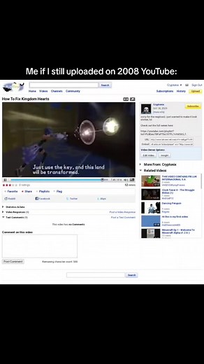 The website is called BitView, btw. It's a fully functional website based off of 2008 YouTube. #nostalgia #2000sthrowback #2000sthrowbacks #windowsxp #oldyoutube #00snostalgia #oldinternet #youtube #y2kaesthetic #kingdomhearts