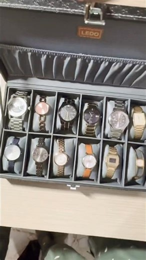 🕰️ Ultimate Watch Collector Box Unboxing! | 12-Slot Luxury Case 😍 #shorts #ytshorts #trending