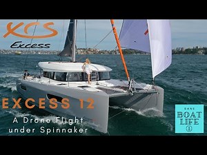 Test Sail Under Spinnaker - 2020 Excess 12 Catamaran