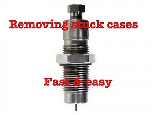 Removing stuck cases from Lee dies (Quick easy fix)