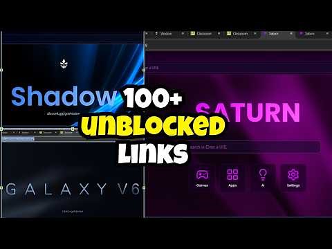 100+ New Satrun, Rammerhead, Galaxy, Shadow Proxy Links | Unblocked websites for school 2026