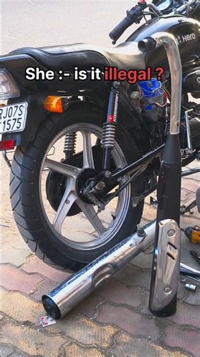 Splendor exhaust modification !!modified splendor !! #splendormodified