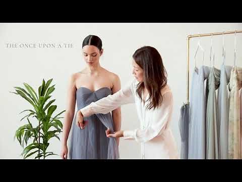 The Annabelle | How To Wear and Tie this Convertible Tulle Bridesmaid Dress by Jenny Yoo