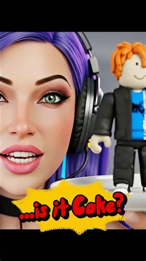 Is This BACON HAIR... CAKE?! 🎂 #shorts #robloxshorts