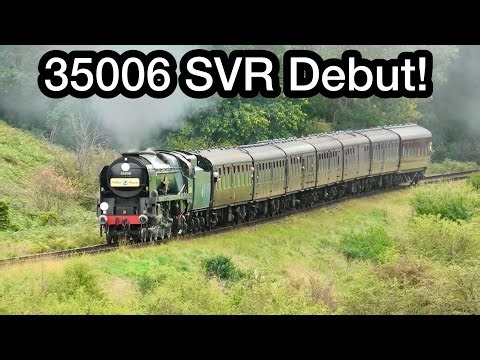 SR Merchant Navy 35006 DEBUT & LMS 13268 with a GWR Goods!