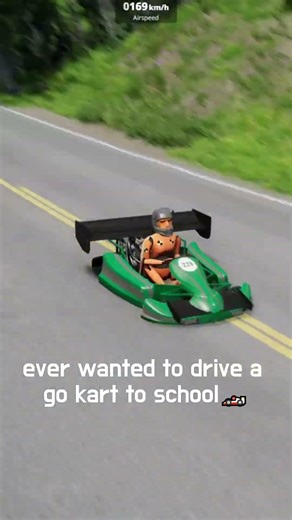 go kart to school