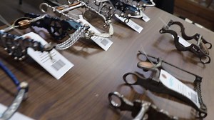 We put the "Western" in Western Trading Post! Check out the video below for the selection of bits and spurs in our April 10th Auction. Sign up to bid today at https://auction.westerntradingpost.com. | Western Trading Post