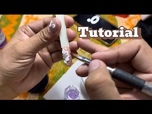3d acrylic flower tutorial flowers 🌺