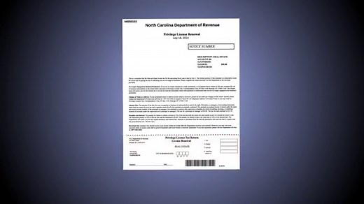 Privilege Tax Renewal Notice