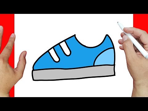 How to draw a shoe step by step