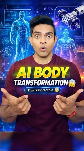 AI Body Transformation 😱🤯 #shorts #fitness #facts