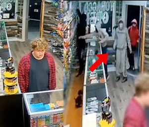 That Head Nod Said It All: This Has To Be The Most Obvious Planned Robbery Ever Caught On CCTV!
