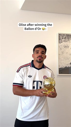 Olise’s reaction if he wins the Ballon d’Or 😭🏆 #ballondor #olise #bayern #bayernmunich