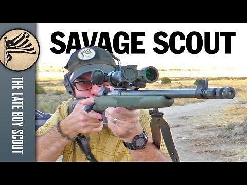 Shooting the Savage 11 Scout Rifle: Outfitted by Optics Planet