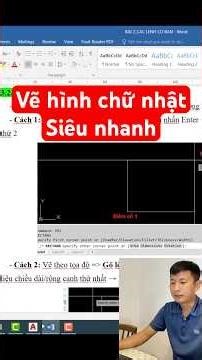 RECTANGLE Trong AutoCAD – Bí Kíp Vẽ Nhanh Hình Chữ Nhật