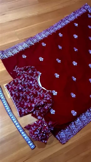 Stunning Velvet Gunyo Choli Set for Kids Ages 7-11