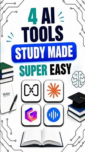 Top 4 AI Tools for Students | Save 10 Hours Daily 🤯 4 AI Tools Every Student Must Use