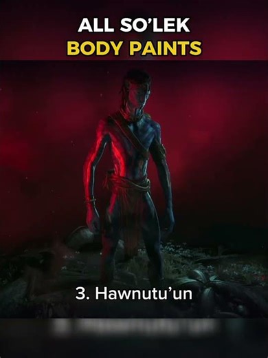 All So’lek Body Paints In Avatar From The Ashes #avatarfrontiersofpandora #gaming