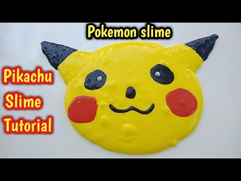Cara membuat Pikachu Slime Tutorial
