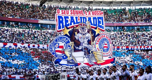 Torcida organizada do Bahia é punida com cinco jogos de suspensão