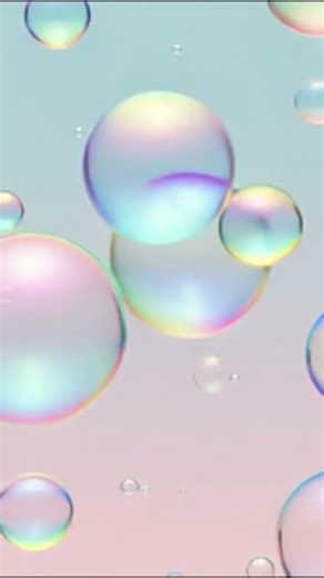 Colorful Bubbles Rising 🌈✨ | Relaxing Music Loop