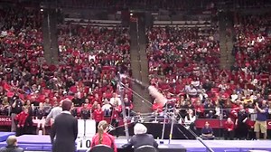 47K views · 1.5K reactions | University of Utah gymnasts stick their uneven bars dismounts in front of 15,202 for their closest friends. | Utah Gymnastics | Facebook