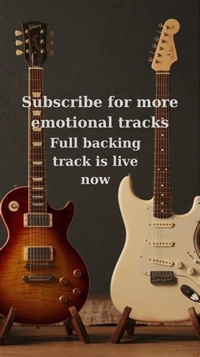 Melancholic journey | Guitar Backing Track