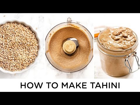 HOW TO MAKE TAHINI ‣‣ with 4 Tahini Recipes