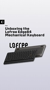 26K views · 221 reactions | Made of Carbon Fiber & MG alloy with an ergonomic design, this ultra low-profile mechanical keyboard from Lofree is perfect for travel and your joints. Let’s unbox it ⌨️ #unboxing #keyboard #mechanicalkeyboard #tech #lofree | CNET | Facebook