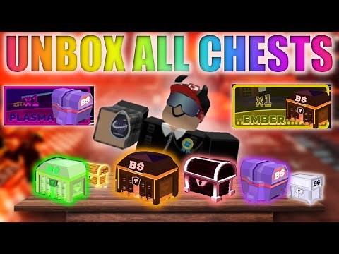 I unbox ALL TYPES CHESTS in BOXING LEAGUE 【ROBLOX】