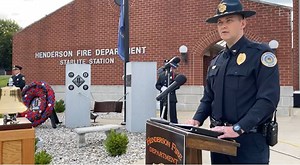 Watch: Henderson Fire Department holds 20th 9/11 anniversary ceremony