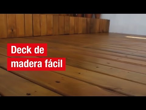 Proyecto mueble: Deck de madera facil | Easy Argentina