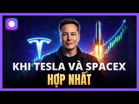 Khi Tesla và SpaceX Sáp Nhập: Quái vật nghìn tỷ USD trên thị trường chứng khoán