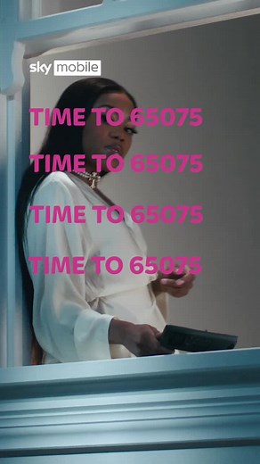 Switch to Sky Mobile with a Simple Text to 65075